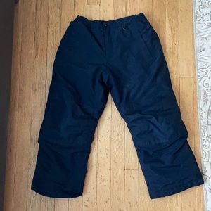 Kids lands end snow pants navy blue